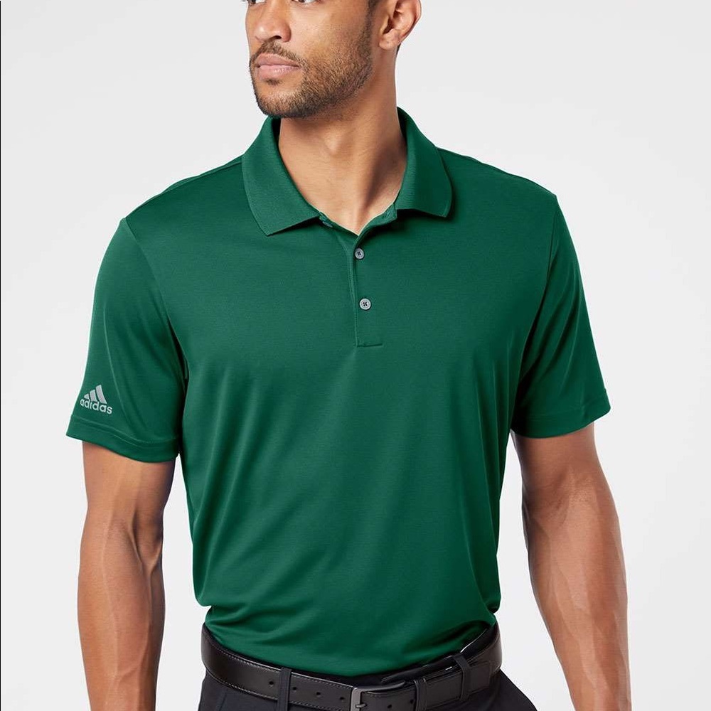 Adidas Performance Polo - Collegiate Green - NWT